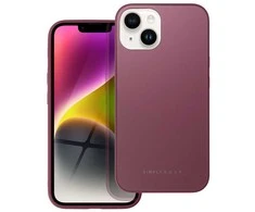 ROAR dėklas MATTE GLASS skirtas IPHONE 14 claret