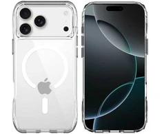 ROAR dėklas SLIM DEFENDER, suderinamas su „MagSafe“, skirtas IPHONE 17 Pro / 18 Pro, skaidrus