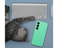 Oem Dėklas na Samsung A37 5G Silicone 2mm (camera protection) mėtų
