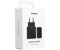 Įkrovimo adapteris Samsung USB-C 60W EP-T6010NBE, Juodas