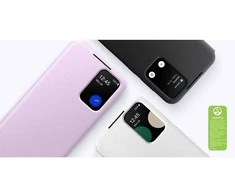 ZA556CBEGWW Smart View piniginės dėklas, skirtas Samsung Galaxy A55 Juodas (Juodas)