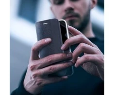 Oem SENSITIVE Book dėklas skirtas Xiaomi Redmi Note 14 PRO 4G juodos spalvos