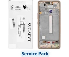 „ServicePack“ LCD ekranas SAMSUNG A53 5G A536B GH82-28024D auksinis