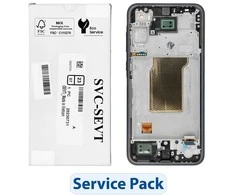 „ServicePack“ LCD ekranas, skirtas SAMSUNG A35 5G A356B GH82-34221A juodas / tamsiai mėlynas