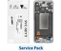 Dėklas „ServicePack“ LCD ekranas, skirtas „SAMSUNG A56 5G A566B“, rožinis, GH82-36829D