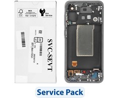 Dėklas „ServicePack“ LCD ekranas, skirtas „SAMSUNG A56 5G A566B“ grafito spalvos GH82-36829A