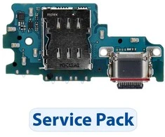 Dėklas „ServicePack“ USB įkrovimo plokštė SAMSUNG S21 FE G990B GH96-14548A