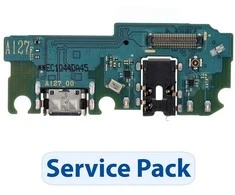 Dėklas „ServicePack“ USB įkrovimo plokštė SAMSUNG A12s A127F GH96-14636A