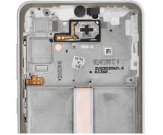 Dėklas „ServicePack“ LCD ekranas SAMSUNG A33 5G A336B GH82-28143B baltas