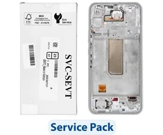 „ServicePack“ LCD ekranas SAMSUNG A34 5G A346B sidabrinis GH82-31201B