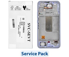 „ServicePack“ LCD ekranas SAMSUNG A34 5G A346B violetinis GH82-31200D