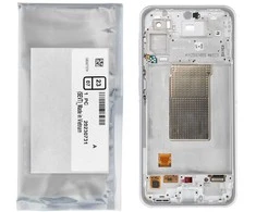 SAMSUNG A36 5G A366B baltas LCD ekranas su aptarnavimo paketu GH82-36841B