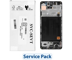 Dėklas „ServicePack“ LCD ekranas SAMSUNG A51 A515F GH82-21669A