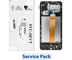 Dėklas „ServicePack“ LCD ekranas SAMSUNG M12 M127F GH82-25042A