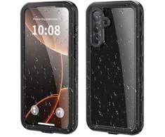 Beeasy SHELLBOX A56 vandeniui atsparus dėklas, skirtas SAMSUNG A56 Juodas