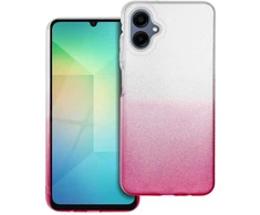 4Kom Oem SHINING dėklas skirtas Samsung Galaxy A06 5G skaidrus/rožinės spalvos