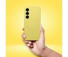 Oem Silikoninis dėklas 2mm skirtas Samsung Galaxy S25 Ultra suderinamas su MagSafe lemon