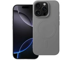 Dėklas Oem Case for iPhone 16 PRO Silicone Mag Cover compatible with MagSafe (big hole) titanium pilka