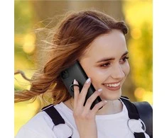Oem SILICONE RING dėklas skirtas Xiaomi Redmi Note 14 Pro 5G juodos spalvos