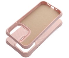Oem dėklas, skirtas iPhone 15 PRO, silikoninis Zephyr Mag dėklas, suderinamas su MagSafe, rožinis