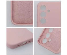 Oem Dėklas na Samsung S26 ULTRA Silicone 2mm (apsauga nuo fotoaparato) pudra rožinė