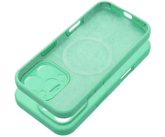 Dėklas Oem Case for iPhone 17 Silicone 2mm compatible with MagSafe mint