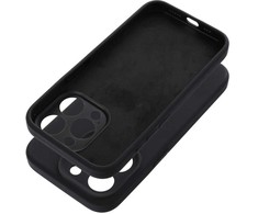 Dėklas Oem Case for iPhone 16e (SE 4 2025) / 17e Silicone 2mm (camera protection) juodas