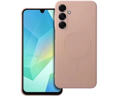 Oem SILIKONINIS MAG DĖKLAS, suderinamas su „MagSafe“, skirtas XIAOMI Redmi 15 4G / 5G (171,1 mm), rožinis