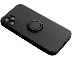Dėklas na Xiaomi Redmi Note 15 5G Silicone Ring juoda