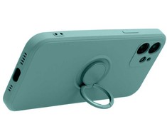 Dėklas na Xiaomi Redmi Note 15 PRO 5G Silicone Ring žalia