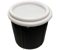 Oem Foldable portable inflatable bathtub 75 x 80 cm juodas