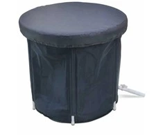 Oem Foldable portable inflatable bathtub 75 x 75 cm juodas