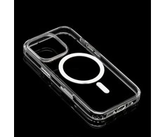 „Samsung S26 PLUS“ skaidrus „Mag“ dėklas Elite (STR / NEPAGELTONAS), suderinamas su „MagSafe“ permatomas