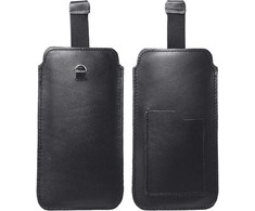 Oem Odinis dėklas universalus / su pull-up - ROYAL / juoda - Dydis 2XL+platus - SAMSUNG A12 / NOTE 9 / XIAOMI REDMI NOTE 10 PRO