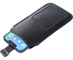 Oem Odinis dėklas universalus / su pull-up - ROYAL / juoda - Dydis 2XL+aukštas - SAMSUNG S21 ULTRA / HUAWEI P Smart 2021 / XIAOMI Redmi 12 / OPPO A98 5G