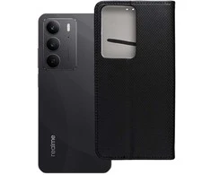 Dėklas Flip case for Realme C75 Smart Case Book juodas