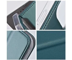 Oem SMART MAGNETO dėklas, skirtas SAMSUNG S25 FE, tamsiai žalias