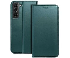 Dėklas su klapką na Samsung S26 EDGE Smart Magneto ciemnozielone