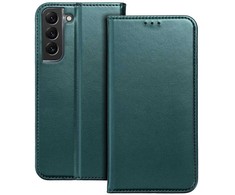 Dėklas su klapką na Samsung S26 ULTRA Smart Magneto ciemnozielone