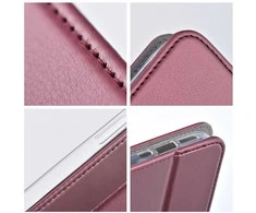 Oem Dėklas su klapką na Xiaomi Redmi NOTE 15 5G Smart Magneto bordo spalvos