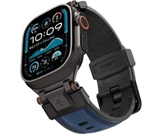 „Spigen DuraPro Armor“ dirželis, skirtas „Apple Watch 44 / 45 / 46 / 49 mm“ – tamsiai mėlynas Mėlyna