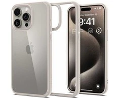 Spigen Liquid Air Apple iPhone 16 Pro – dėklas telefonui titano spalvos
