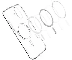 SPIGEN LIQUID CRYSTAL MAG MAGSAFE Apple iPhone 16 dėklas telefonui skaidrus