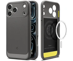 Dėklas Spigen Rugged Armor MagSafe Case for iPhone 18 Pro Max / 17 Pro Max - Gray