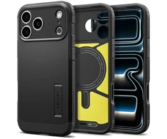 Dėklas Spigen Rugged Armor MagSafe Case for iPhone 18 Pro Max / 17 Pro Max - Matte Juodas