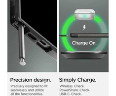 Spigen Tough Armor – dėklas skirtas Samsung Galaxy S24 Ultra Gunmetal