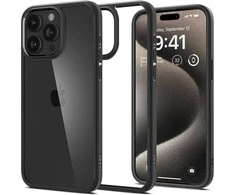 Spigen Ultra Hybrid Apple iPhone 16 Pro Max – dėklas telefonui juodos matinės spalvos