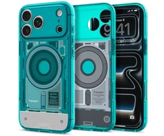 Dėklas Spigen Ultra Hybrid MagSafe case for iPhone 18 Pro / 17 Pro - light mėlynas