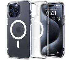 Spigen Ultra Hybrid Mag MagSafe Apple iPhone 16 Pro – dėklas telefonui skaidrus