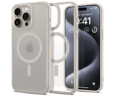 Spigen Ultra Hybrid Mag MagSafe Apple iPhone 16 Pro Max – dėklas telefonui titano spalvos